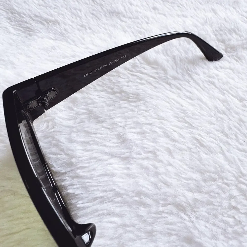 Faye Mirrored Purple with Black Rim Sunglasses - Picture 9 of 16